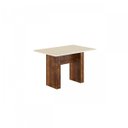 Ver imagem 3 de Conjunto Sala da Jantar Mesa com Tampo de Vidro/mdf com 4 Cadeiras Spazzio Urca