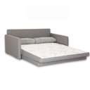 Ver imagem 1 de Sofá-cama Queen Aurora, 3 Lugares, Linho Cinza