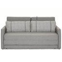 Ver imagem 2 de Sofá-Cama Queen 3 Lugares em Linho com Assento Rebatível Aurora 176cm Cinza