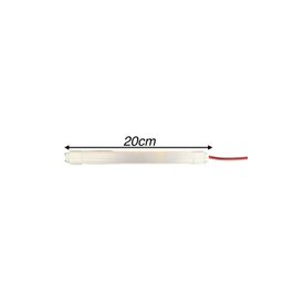 Kit Iluminação Aquário Barra Led 20cm com Capa 12v 3 Barras:sem Fonte - 2