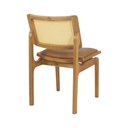 Ver imagem 6 de Conjunto 2 Cadeiras de Jantar Atlântida Amêndoa Couríssimo Caramelo - Wp 59048