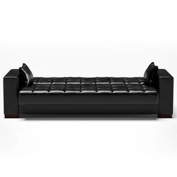 Sofá Cama para Sala de Estar Lisboa Couríssimo Preto - Ibiza - 7