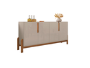 Ver imagem 1 de Buffet Lizz 1.70 Off White/cedro - Casa D Móveis
