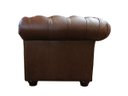 Ver imagem 3 de Sofá Chesterfield de Couro 3 Lugares Marrom Bicolor - Mempra Design
