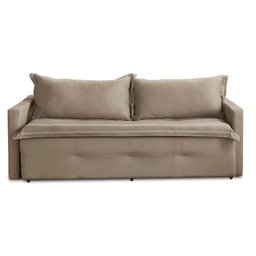 Sofá sem Caixa Retrátil e Reclinável 2,00m com Molas Bianca Suede Capuccino Madelina Decor - 5