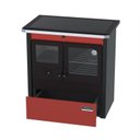 Ver imagem 2 de Fogao a Lenha N 1 Le Corbusier Dupla Combustao Vermelho