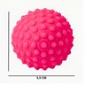 Kit 24 Bolinha Cravo Fisioterapia Anti Stress Mão Bola Pet Exercitadora - Rosa - 3