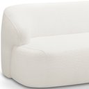 Ver imagem 6 de Sofá 3 Lugares Curvo Orgânico para Sala Living 180cm Barolo L06 Bouclê Branco - Lyam Decor