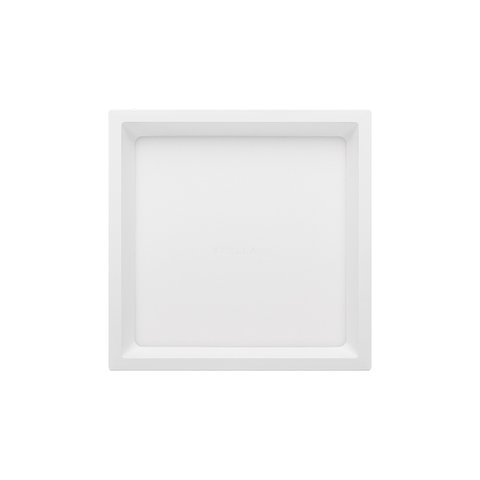 Painel de Led Stella Quadrado Deep de Sobrepor Recuado 17w Bivolt Branco 4000k Luz Neutra