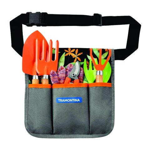 Conjunto para Jardinagem com Cinto de Lona Tramontina 8pcs 78119/805