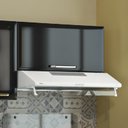 Ver imagem 1 de Armário de Cozinha em Aço para Geladeira 1 Porta Horizontal Basculante 80cm Tarsila Itatiaia Preto/Branco