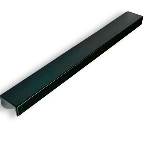 Kit 10 Puxadores para Armário Preto 20cm Cava Invertida Facetado Libero Nuevo Torralba