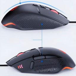Mouse Óptico Gamer com Fio Usb Led 8 Botões 7200 Dpi - 5