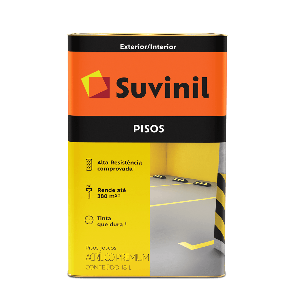 Concreto Piso 18l Fosco Suvinil 9109