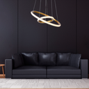 Ver imagem 2 de Lustre Pendente Taschibra Design Montreal 25w Led 40cm Luz Quente 3000k Bivolt Ouro