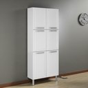 Ver imagem 1 de Paneleiro em Aço 6 Portas 80cm Dobradiças Slow Motion Tarsila Itatiaia