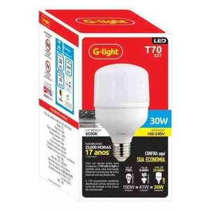 Lâmpada Bulbo Led Ence T70 30w E27 6500k G-light