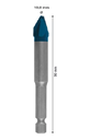 Ver imagem 2 de Broca Bosch P/porcelanato 10x90mm Hex9 Hard Ceramic 2608900593