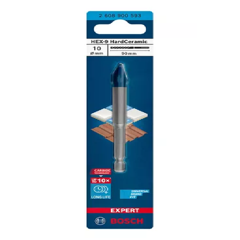 Broca Bosch P/porcelanato 10x90mm Hex9 Hard Ceramic 2608900593