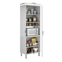 Ver imagem 3 de Paneleiro em Aço 4 Portas 70cm Espaço para Forno Tarsila Itatiaia Branco/Neve