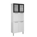 Ver imagem 2 de Paneleiro Duplo em Aço com Vidro 6 Portas Ipldv-70 Tarsila Itatiaia