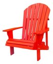 Ver imagem 2 de Cadeira de Jardim Adirondack Externa Pavão Colorida - Esmalte Sintético - Adirondack