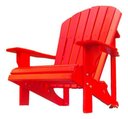 Ver imagem 1 de Cadeira de Jardim Adirondack Externa Pavão Colorida - Esmalte Sintético - Adirondack