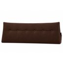 Ver imagem 4 de Almofada Decorativa Cabeceira Bella Encosto Apoio de Lombar 190cm King Suede Marrom - Monari Design