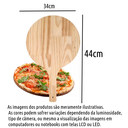 Ver imagem 2 de Tabua de Pizza em Madeira 44cm X 34cm