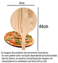 Ver imagem 2 de Tabua de Pizza em Madeira 44cm X 34cm