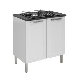 Balcão em Aço para Cooktop 4 Bocas 2 Portas ig2a-80 Tarsila Itatiaia - 7