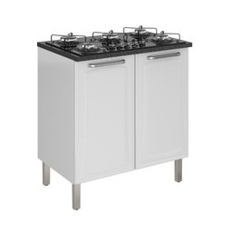 Balcão em Aço para Cooktop 5 Bocas 2 Portas Tarsila Itatiaia - 7