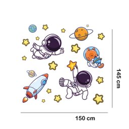Adesivo de Parede Astronauta Mod15 - 3