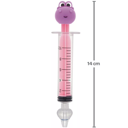 Lavador Nasal Seringa Silicone Catarro Sinusite Buba Rosa - 4