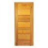 Folha de Porta Madeira Maciça 210x110cm com 7 Réguas Espessura 3,3cm Envernizada Jomadi - 1