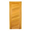 Ver imagem 1 de Folha de Porta Madeira Maciça com 7 Réguas Diagonais 210x60cm Jomadi