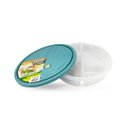 Ver imagem 6 de Kit 4 Potes Conservador De Alimentos Com Tampa 4 Divisórias Premier Plástico Livre de BPA Nitron Cor