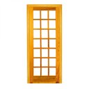 Ver imagem 1 de Folha de Porta Madeira Maciça 210x70cm Quadriculada Espessura 3,3cm Envernizada Jomadi 