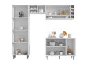 Ver imagem 3 de Cozinha Completa Modulada 230cm com Balcão e Armário Aéreo Vanessa - Ajl Móveis Cozinha Vanessa