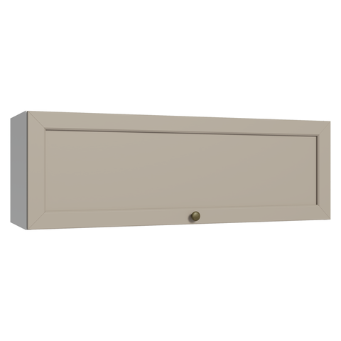 Armário Aéreo 100 cm 1 Porta Basculante Branco/Crema Vik Madesa