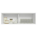 Ver imagem 5 de Armário Aéreo 100 cm 1 Porta Basculante Branco/Crema Vik Madesa