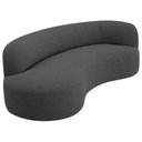 Ver imagem 1 de Divã Recamier Orgânico Tokyo 160cm Lado Esquerdo Linho Cinza