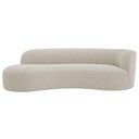 Ver imagem 5 de Divã Recamier Orgânico Tokyo 160cm Lado Esquerdo Linho Cinza
