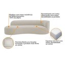 Ver imagem 4 de Divã Recamier Orgânico Tokyo 160cm Lado Esquerdo Linho Cinza