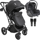 Ver imagem 1 de Carrinho de Bebe Kiddo Vox Ii Travel System Bebe Conforto Preto
