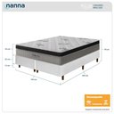 Ver imagem 3 de Cama Box Branca + Colchão King Size Ortho Pro Firme Espuma D33 Pillow Paparazzi 193x203x70cm