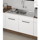 Ver imagem 2 de Balcão em Aço de Cozinha com Pia Inox 2 Portas e Rodapé Exclusive Itatiaia