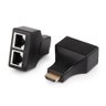 Extensor Hdmi Via Cabo De Rede Utp Rj45 Cat5e/6 KNUP KP-AD100 - 1