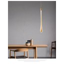 Ver imagem 5 de Pendente Gota Cristal Dourado LED 7W 3200K Bivolt Original Equipe LED