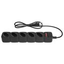 Ver imagem 1 de Filtro de Linha Intelbras Epe205 5 Tomadas Preto Bivolt